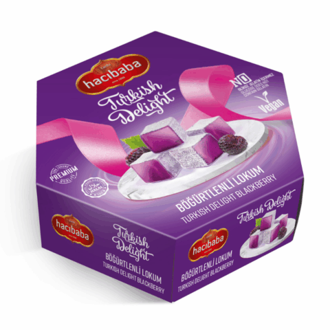 Premium Blackberry-Flavored Turkish Delight 250 g