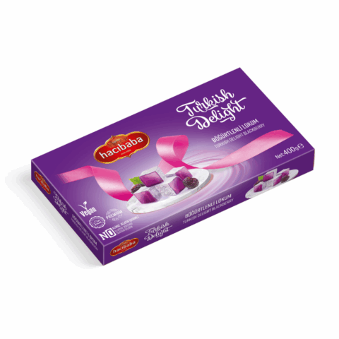 Premium Blackberry-Flavored Turkish Delight 400 g