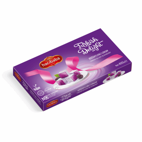 Premium Blackberry-Flavored Turkish Delight 400 g