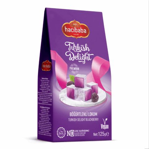 Premium Blackberry-Flavored Turkish Delight 125 g